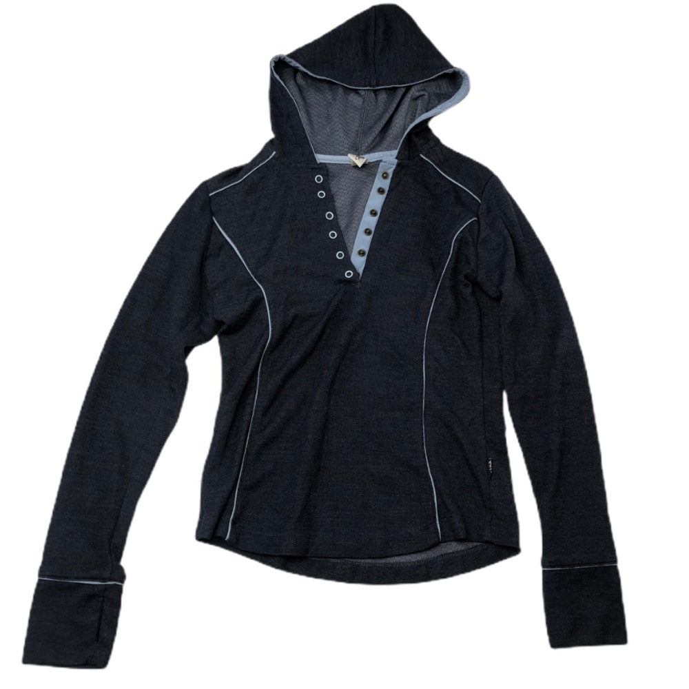Prana Pullover hoodie size Medium Blue Workout